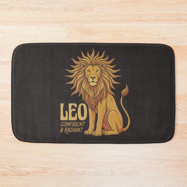 Item preview, Leo Zodiac Lion Design – Confident & Radiant Astrology Daily Horoscopes Art | Leo Gift Idea designed and sold by Bhaskar Digital Art.
