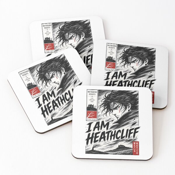 Item preview, Wuthering Heights I Am Heathcliff Anime Manga Gothic Portrait designed and sold by Fenay Designs.