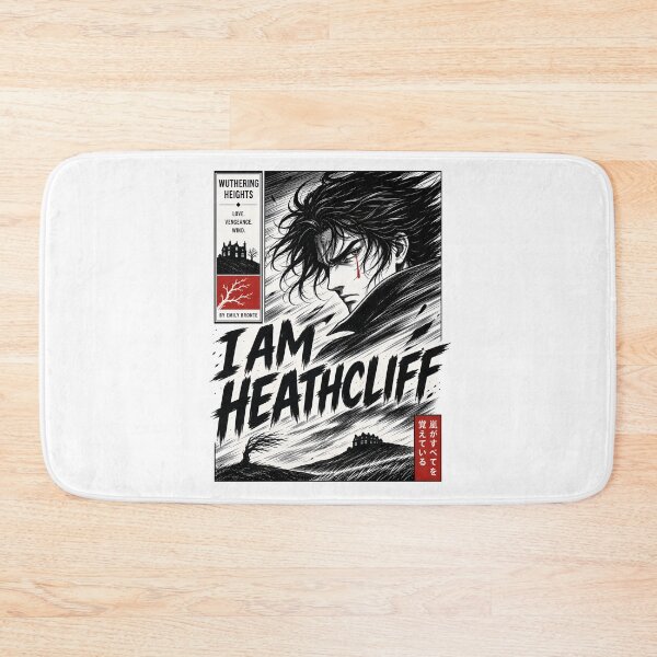Item preview, Wuthering Heights I Am Heathcliff Anime Manga Gothic Portrait designed and sold by Fenay Designs.