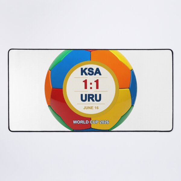 Item preview, KSA 1–1 URU | FIFA World Cup 2026  designed and sold by ariksworld.