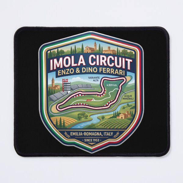 Item preview, Imola Circuit Legendary Corners And Racing Heritage designed and sold by enzoade.