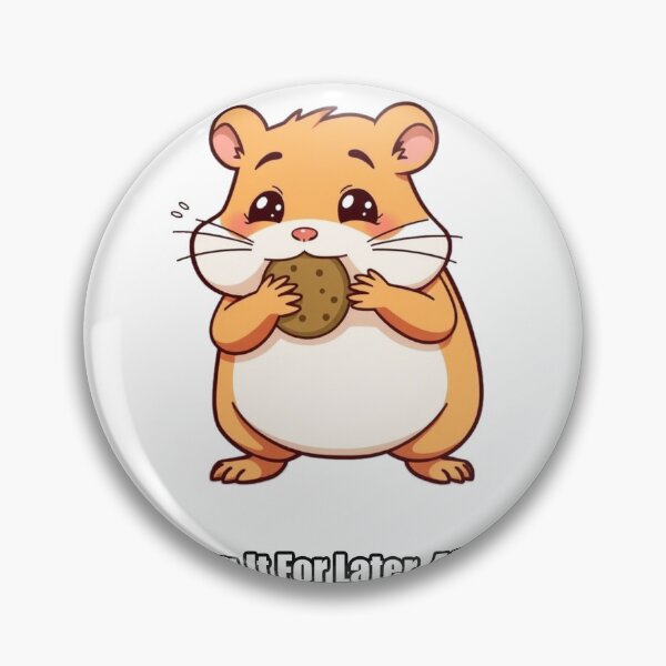 Item preview, Hamster Sticker - Saving It For Later All Of It - Funny Hamster Gift designed and sold by pawdrops.