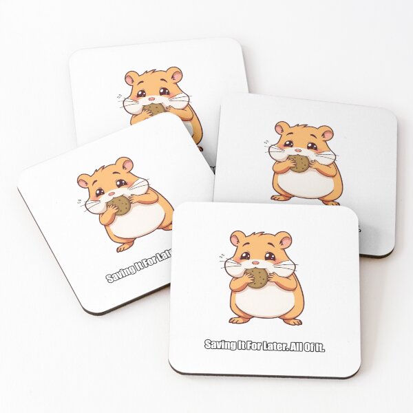 Item preview, Hamster Sticker - Saving It For Later All Of It - Funny Hamster Gift designed and sold by pawdrops.