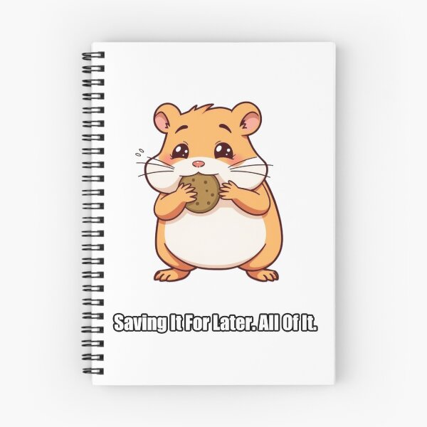Item preview, Hamster Sticker - Saving It For Later All Of It - Funny Hamster Gift designed and sold by pawdrops.