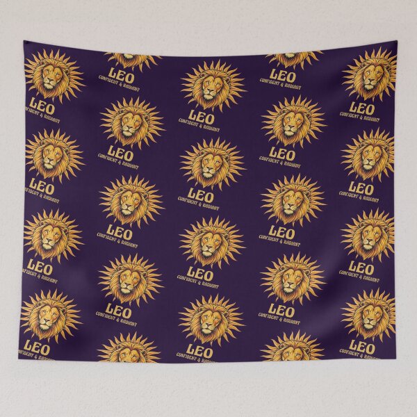 Item preview, Leo Daily Horoscopes Zodiac Sun Lion Design – Confident & Radiant Art | Astrology Gift for Leo Lovers designed and sold by Bhaskar Digital Art.