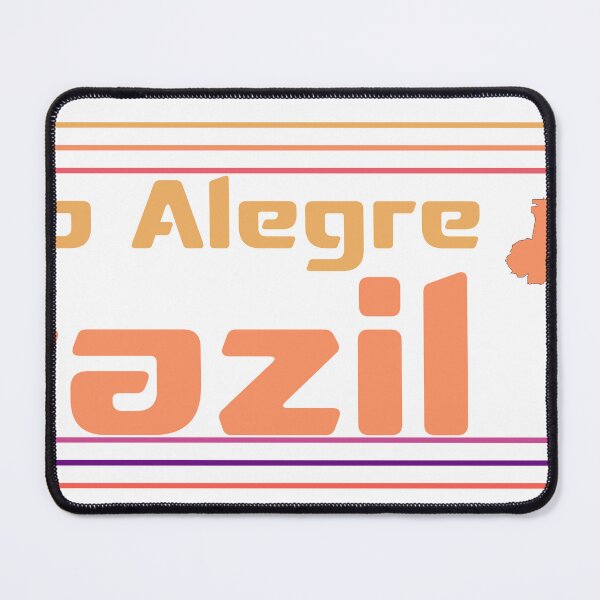 Item preview, Porto Alegre Brazil City Marked On Country Map designed and sold by TheIconSmith.