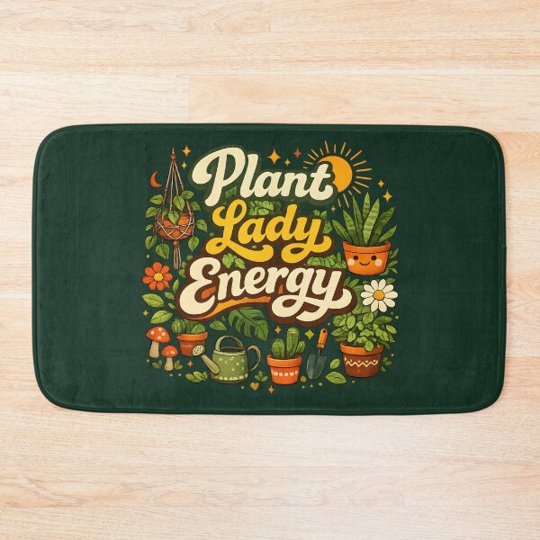 Item preview, Plant Lady Energy – Cute Botanical Gardening Lover Design designed and sold by blankTeeShirt.