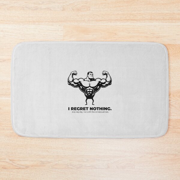 Item preview, I Regret Nothing Skip Leg Day Cartoon designed and sold by Enea Kelo.