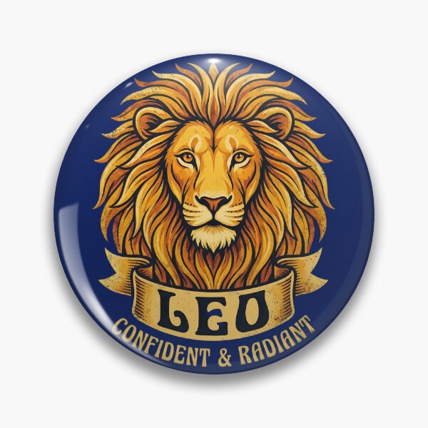 Item preview, Leo Zodiac Lion Emblem – Confident & Radiant Astrology Design | Daily Horoscope Gift for Leo designed and sold by Bhaskar Digital Art.