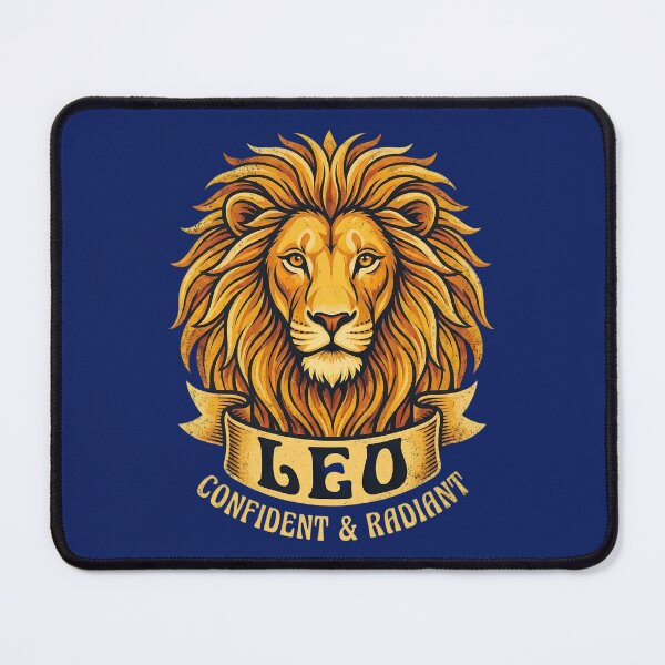 Item preview, Leo Zodiac Lion Emblem – Confident & Radiant Astrology Design | Daily Horoscope Gift for Leo designed and sold by Bhaskar Digital Art.