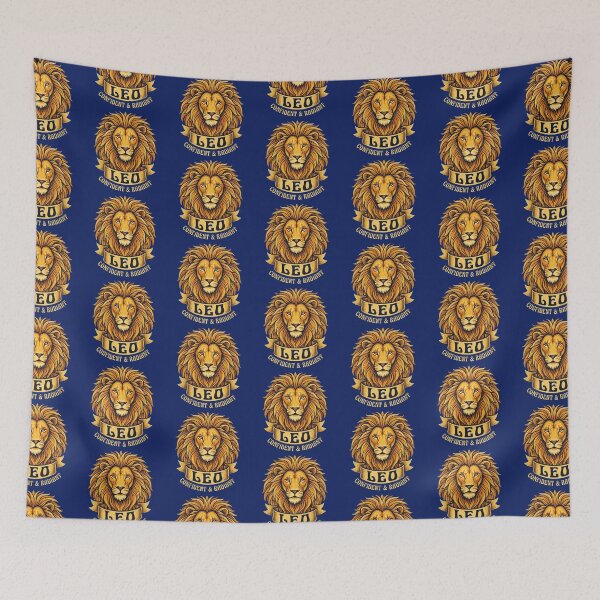 Item preview, Leo Zodiac Lion Emblem – Confident & Radiant Astrology Design | Daily Horoscope Gift for Leo designed and sold by Bhaskar Digital Art.