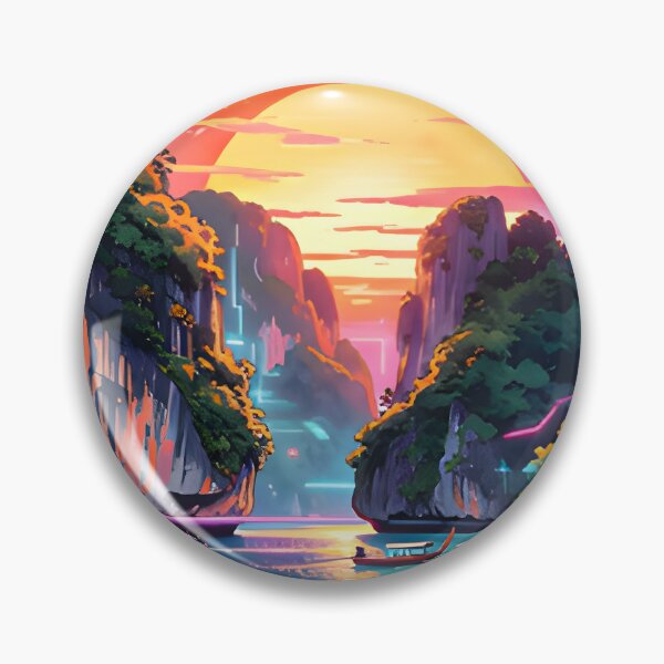 Item preview, Maya Bay Thailand Vintage Travel Poster Tropical Beach Wall Art designed and sold by Spirit of Siam.