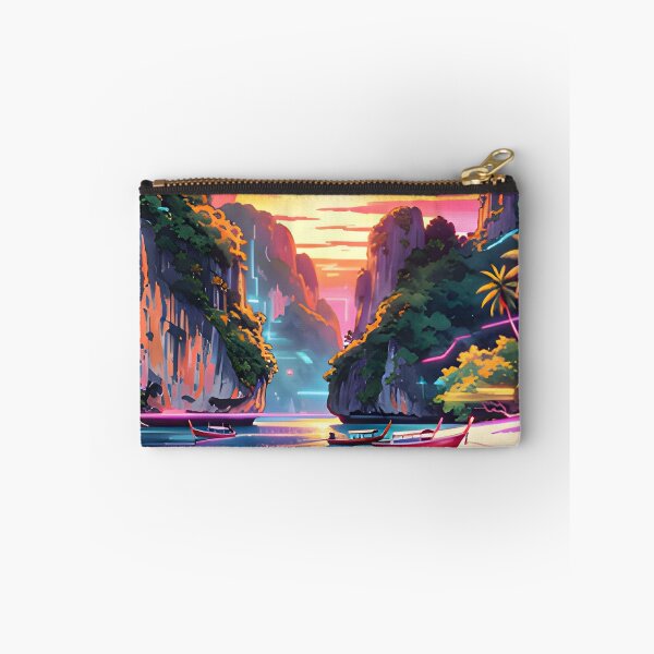 Item preview, Maya Bay Thailand Vintage Travel Poster Tropical Beach Wall Art designed and sold by Spirit of Siam.