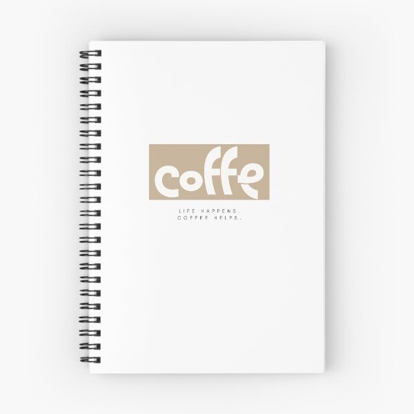 Item preview, Life Happens. Coffee Helps. | Minimalist Coffee Lover Quote | Modern Typography Design designed and sold by INK AND AURA.
