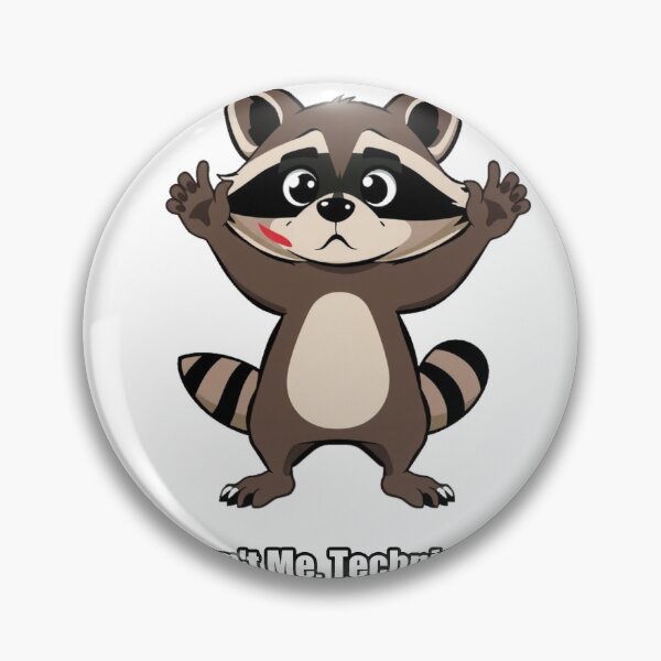 Item preview, Raccoon Sticker - Wasn't Me Technically - Funny Raccoon Gift designed and sold by pawdrops.