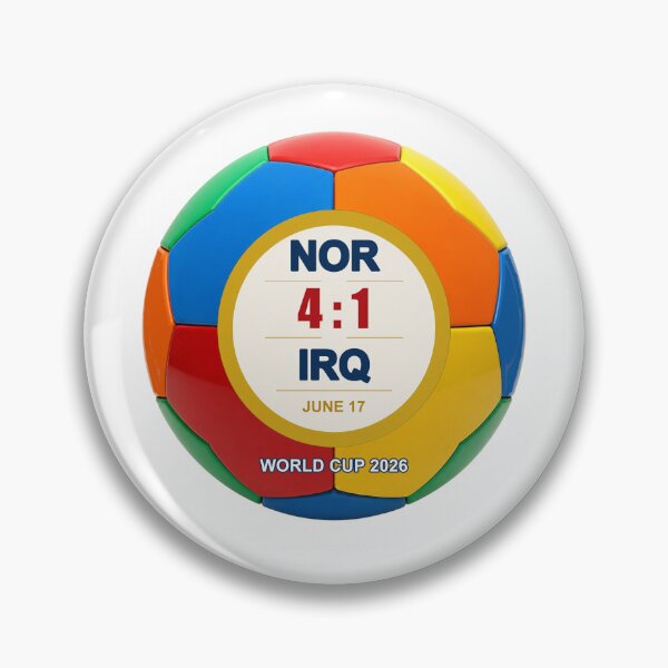 Item preview, NOR 4–1 IRQ | FIFA World Cup 2026  designed and sold by ariksworld.