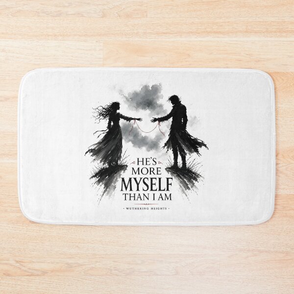 Item preview, Wuthering Heights He Is More Myself Than I Am Quote Dark Romance designed and sold by Fenay Designs.