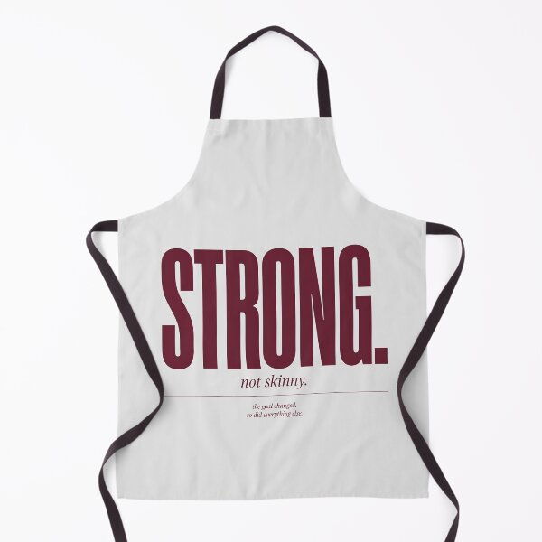 Item preview, Strong Not Skinny Fitness Motivation Typography designed and sold by Enea Kelo.