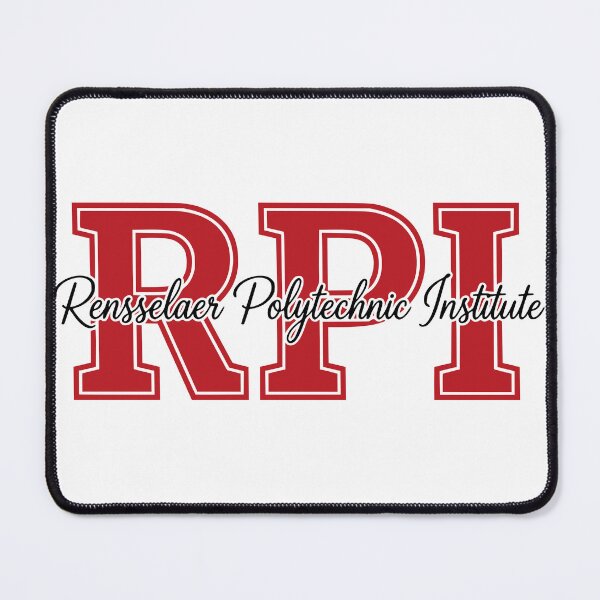 Item preview, Rensselaer Polytechnic Institute RPI Collegiate Typography designed and sold by Imaginationbeyond.