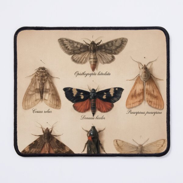 Item preview, Wall Art - Postcard - T-shirt: Vintage Entomology Collection – Moths & Insects designed and sold by ForeverPrintsOK.