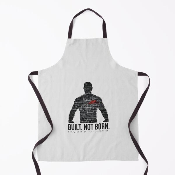 Item preview, Built Not Born Brick Wall Muscular Silhouette designed and sold by Enea Kelo.