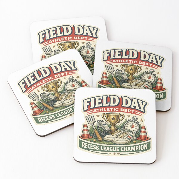 Item preview, Field Day Athletic Dept Recess League Champion Vintage Teacher Shirt designed and sold by Concrete Coffee Studio.