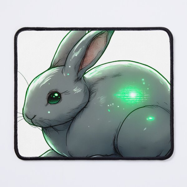 Item preview, DuJour Grey Rabbit designed and sold by pumsquare.