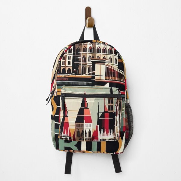 Item preview, Vintage Modern Budapest Art Print - Hungary Cityscape designed and sold by marlenarusse.