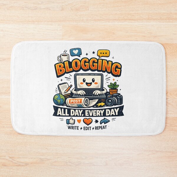 Item preview, Blogging All Day Every Day - Cute Content Creator designed and sold by SidTastic .