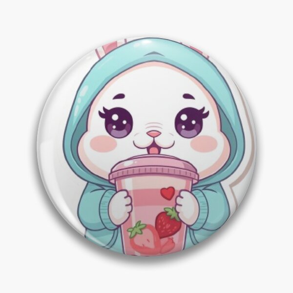 Item preview, Cute Boba Bunny Kawaii Sticker | Adorable Bubble Tea Rabbit designed and sold by Stylestickers55.