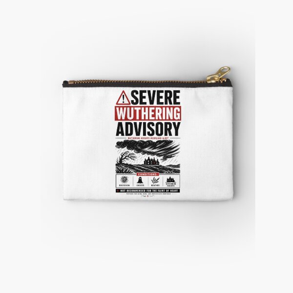 Item preview, Severe Wuthering Advisory Weather Alert Funny Gothic Book Aesthetic designed and sold by Fenay Designs.