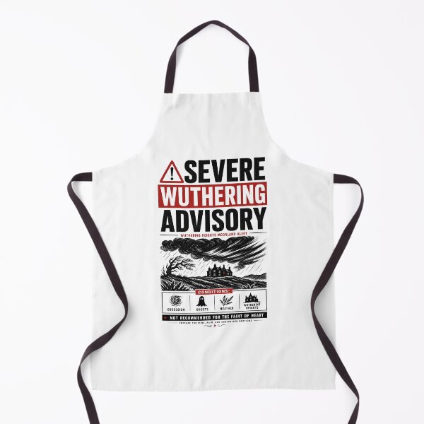Item preview, Severe Wuthering Advisory Weather Alert Funny Gothic Book Aesthetic designed and sold by Fenay Designs.
