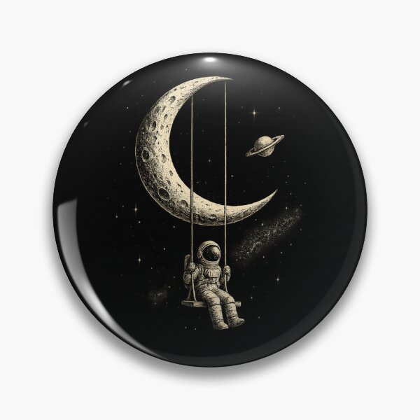 Item preview, Astronaut Swinging on the Moon designed and sold by Novalovestudio.