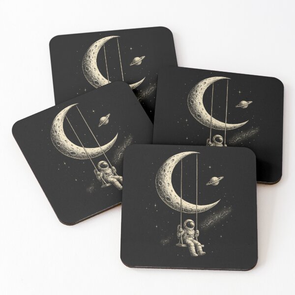 Item preview, Astronaut Swinging on the Moon designed and sold by Novalovestudio.