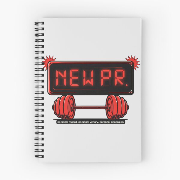 Item preview, New PR Digital Gym Timer Barbell Graphic designed and sold by Enea Kelo.