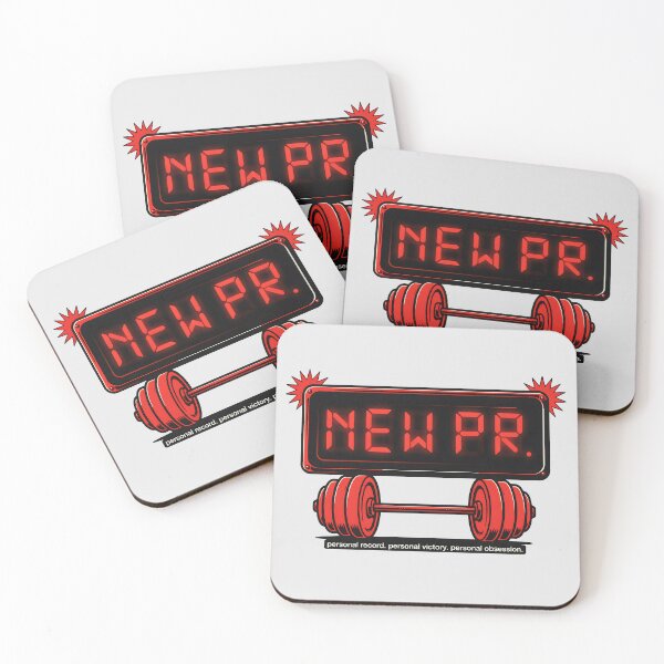 Item preview, New PR Digital Gym Timer Barbell Graphic designed and sold by Enea Kelo.