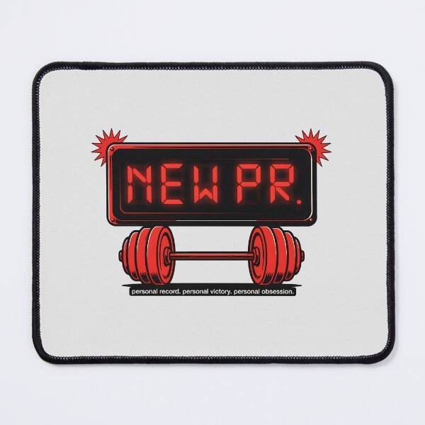 Item preview, New PR Digital Gym Timer Barbell Graphic designed and sold by Enea Kelo.