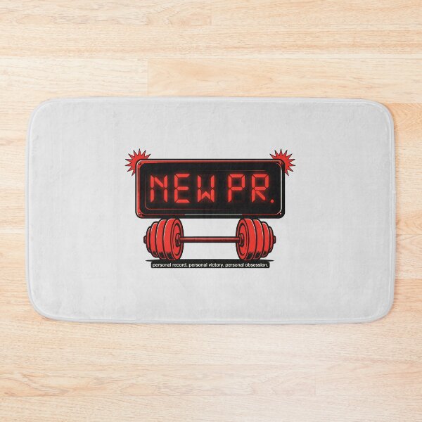 Item preview, New PR Digital Gym Timer Barbell Graphic designed and sold by Enea Kelo.