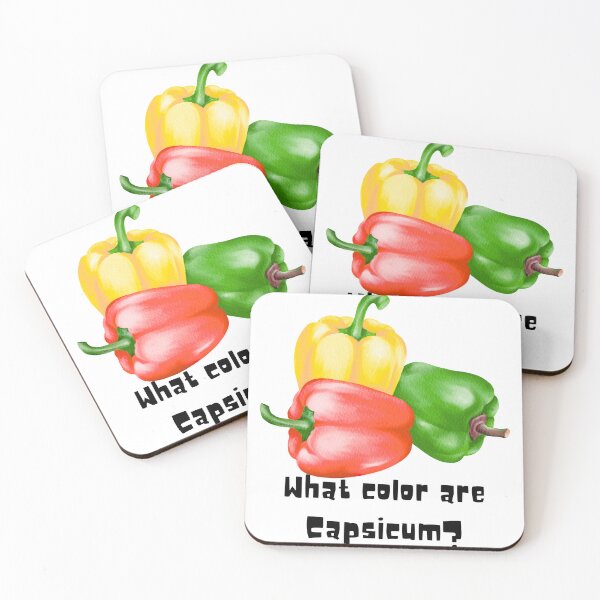 Item preview, What color are capsicum?  designed and sold by PlantSholic.