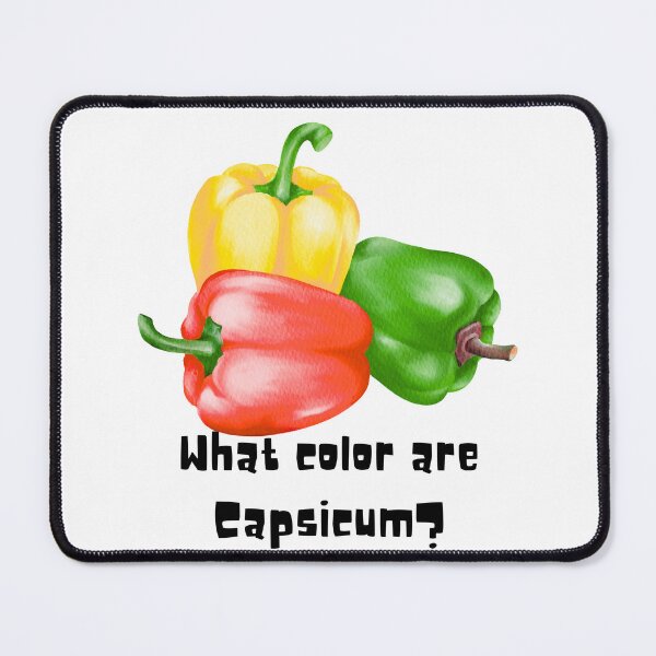 Item preview, What color are capsicum?  designed and sold by PlantSholic.