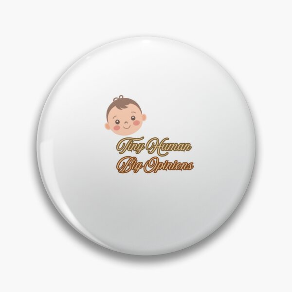 Item preview, Tiny Human Big Opinions Cute Toddler Sticker designed and sold by TheQuoteStudio.