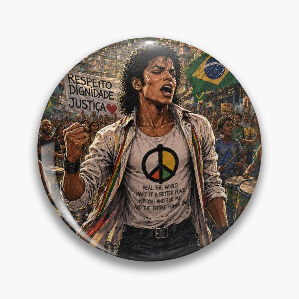 Item preview, Michael Jackson - They Don't Really Care About Us - Cartoon Tribute designed and sold by LuluLeb.