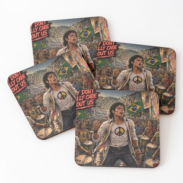 Item preview, Michael Jackson - They Don't Really Care About Us - Cartoon Tribute designed and sold by LuluLeb.
