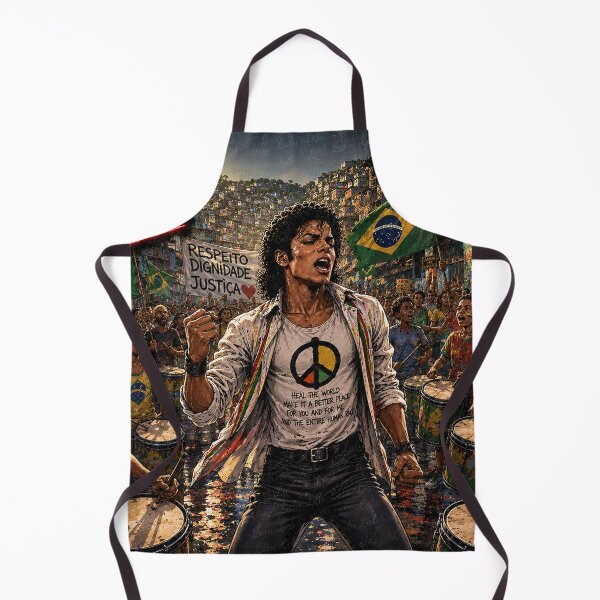 Item preview, Michael Jackson - They Don't Really Care About Us - Cartoon Tribute designed and sold by LuluLeb.