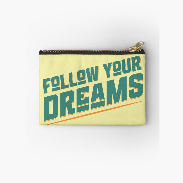 Item preview, Follow Your Dreams Motivational Typography Design designed and sold by PrintandJoy.