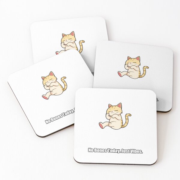Item preview, Ragdoll Sticker - No Bones Today Just Vibes - Funny Ragdoll Gift designed and sold by pawdrops.