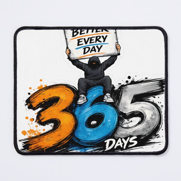 Item preview, Better Every Day – 365 Days Motivation Sticker designed and sold by Genzfirevibes.