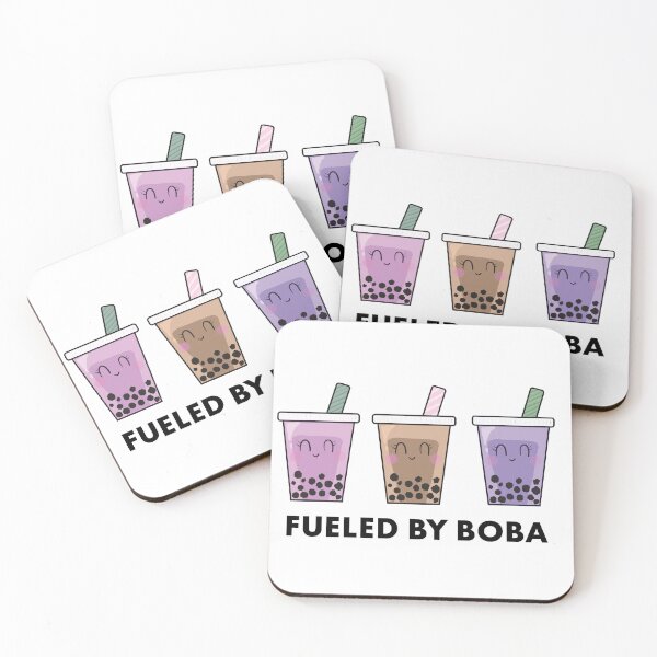 Item preview, Fueled by Boba Kawaii Bubble Tea Asian Drink designed and sold by kristinedesigns.