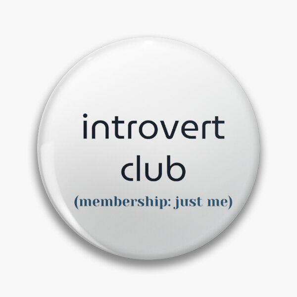 Item preview, Club de introvertidos: diseño de memes divertidos designed and sold by INK AND AURA.