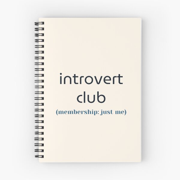 Item preview, Introvert Club – Funny Meme Design designed and sold by INK AND AURA.